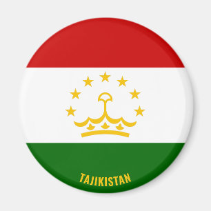 Tajikistan Flag Charming Patriotic Magnet