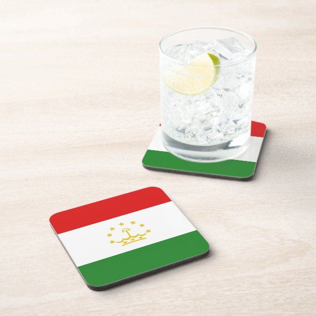 Tajikistan Flag Coaster (Right Side)