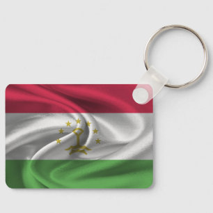 Tajikistan Flag Keychain