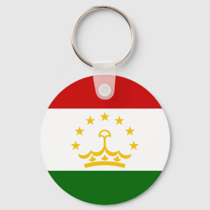 Tajikistan Flag Keychain