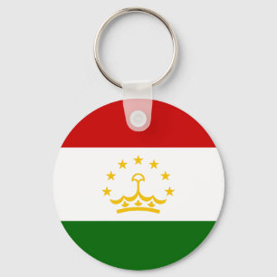 Tajikistan Flag Keychain