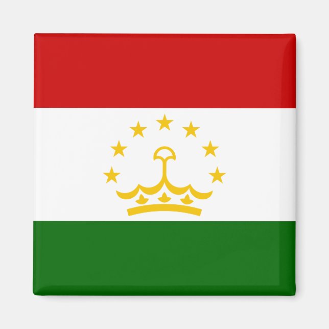 Tajikistan Flag Magnet (Front)