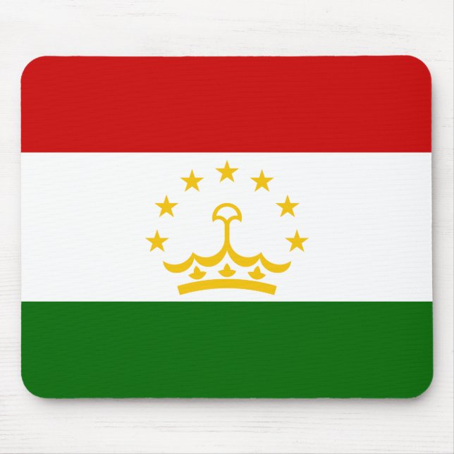 Tajikistan Flag Mouse Pad (Front)