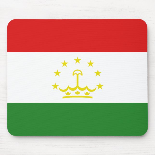 Tajikistan Flag Mousepad (Front)