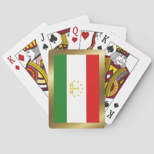 Tajikistan Flag Playing Cards