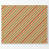 Tajikistan flag stripes wrapping paper (Flat)