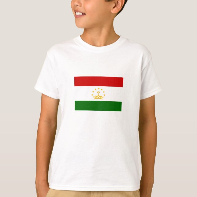 Tajikistan Flag T-Shirt (Front)