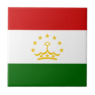 Tajikistan Flag Tile