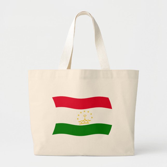 Tajikistan Flag Tote Bag (Front)
