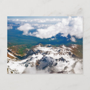 Tajikistan - Flying over Pamir Mountains Postcard