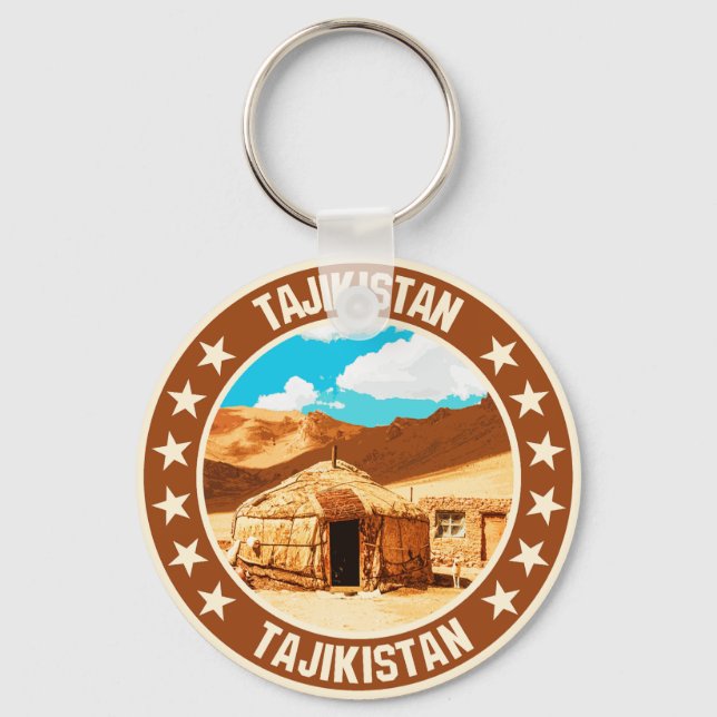 Tajikistan                                         keychain (Front)