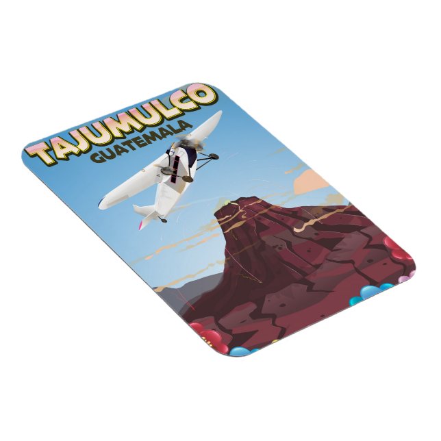 Tajumulco Guatemala Magnet (Right Side)