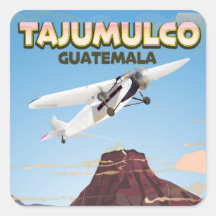 Tajumulco Guatemala Square Sticker