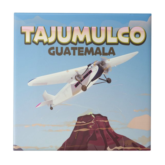 Tajumulco Guatemala Tile (Front)