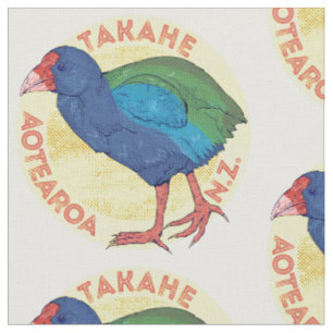 Takahe Aotearoa New Zealand Fabric