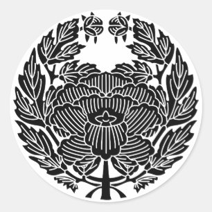 Takatsukasa peony (research on Jomon) Classic Round Sticker