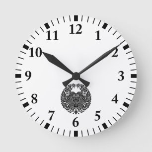 Takatsukasa peony (research on Jomon) Round Clock