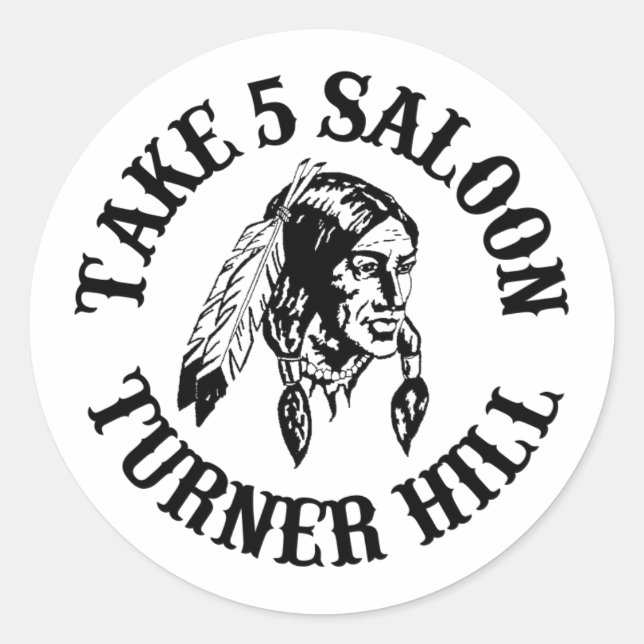Take 5 Round Sticker (Front)