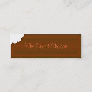 Take a Bite of Chocolate Mini Business Card