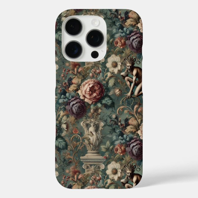 Take a Bow – Gothic Floral Design Case-Mate iPhone Case (Back)