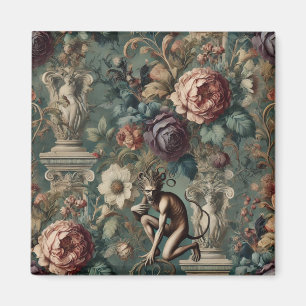 Take a Bow – Gothic Floral Design Magnet