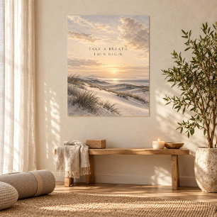 Take a Breath Then Begin Art Print