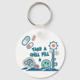 Take a Chill Pill Keychain