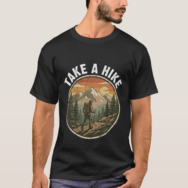 Take A Hike – Adventure Awaits T-Shirt (Front)