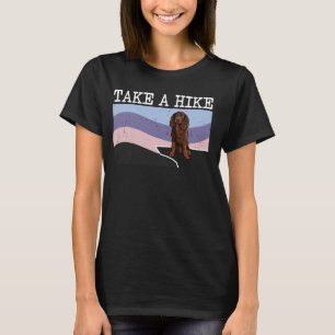 Take A Hike American Water Spaniel Funny Graphic H T-Shirt