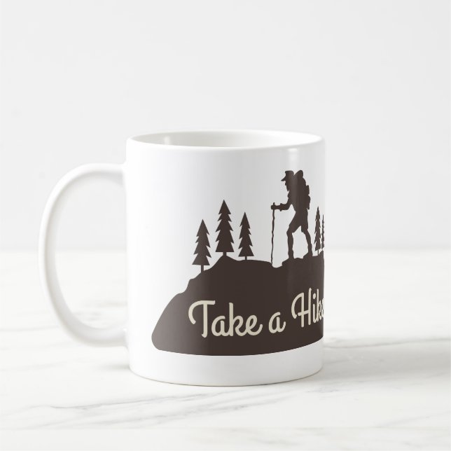 Take A Hike Coffee Mug (Left)