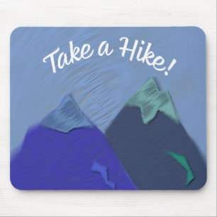 Take a Hike Mountain Design Mouse Pad