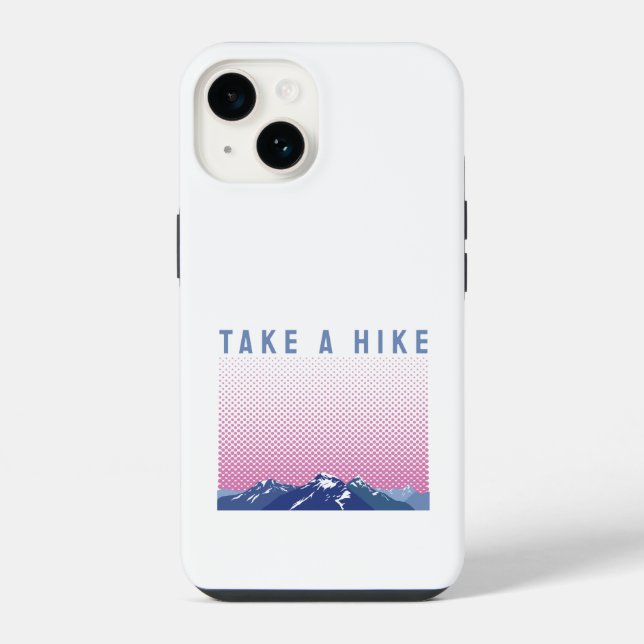 Take a Hike / Outdoor  Adventure iPhone Case (Back)