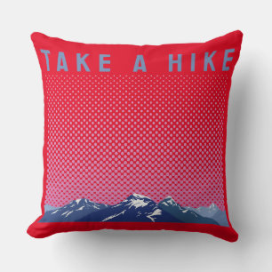 Take a Hike / Outdoor  Adventure Throw Pillow