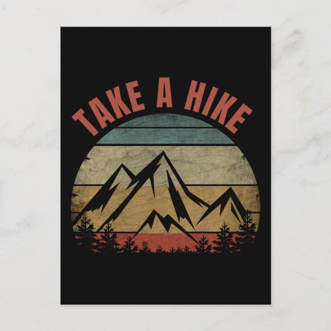 TAKE A HIKE POSTCARD (Front)