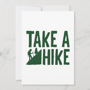 Take A Hike Thank You Card