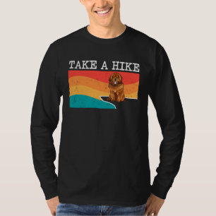 Take A Hike Tibetan Mastiff Graphic Hiking T-Shirt