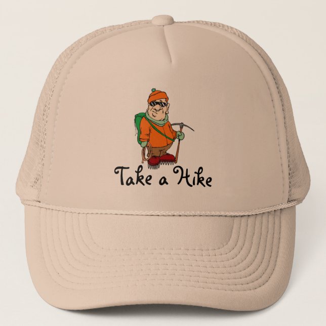 Take a Hike  Trucker Hat (Front)