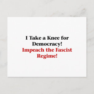 Take a Knee for Democracy Postcard