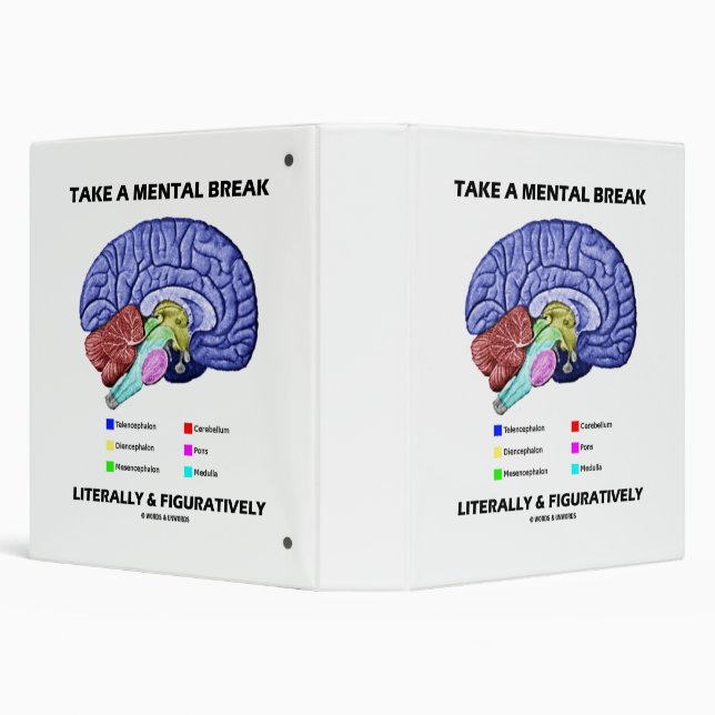 Take A Mental Break Literally & Figuratively Binder (Background)