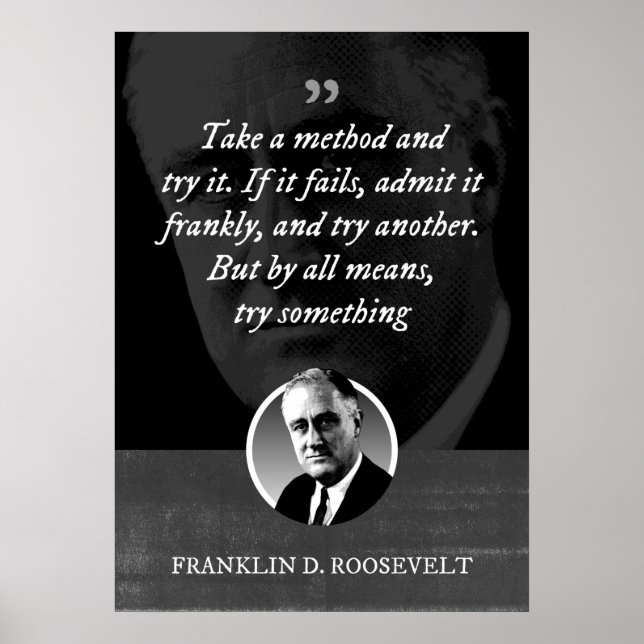 Take a method and try it. If it fails, admit it Poster (Front)