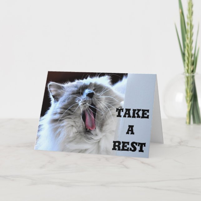 Take a Rest, card (Front)