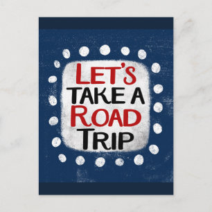 Take A Road Trip Postcard
