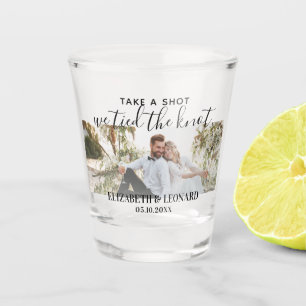 take a shot custom photo shot glass favour