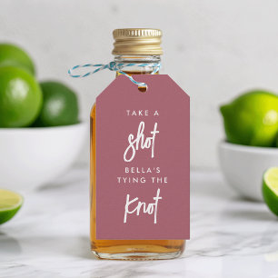 Take a Shot, She's Tying the Knot Bachelorette Gift Tags