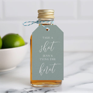 Take a Shot, She's Tying the Knot Bachelorette Gift Tags