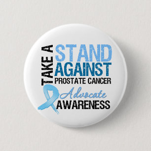 Take a Stand Against Prostate Cancer 2 Inch Round Button