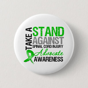 * Take a Stand Against Spinal Cord Injury 2 Inch Round Button