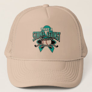 Take a Strike Against Ovarian Cancer Trucker Hat
