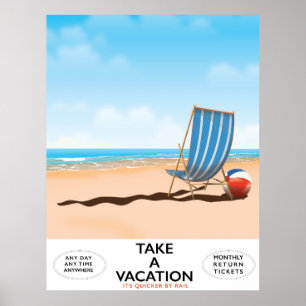 Take a Vacation Poster