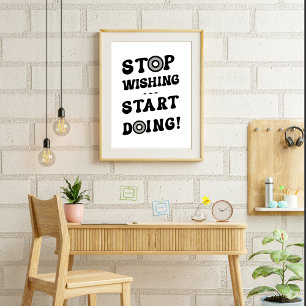 Take Action Motivation Poster
